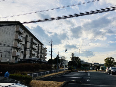 ご本人のご自宅付近。長年暮らしてきた場所に立ち寄りました。