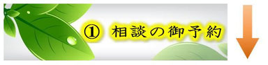 相談の流れ　➀相談のご予約