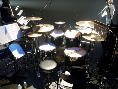2012.11.17 あんべ光俊コンサート「力は無限大」Drum set