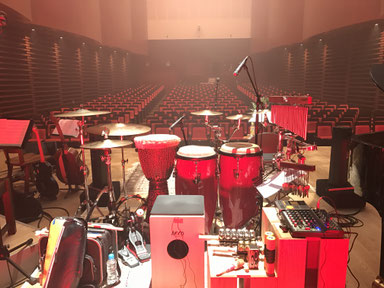 2016.12.15 幹-miki-コンサート Percussion set