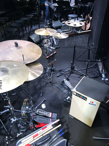 2017.4.15 なかの綾-Emerald in Paradise Tour Percussion set