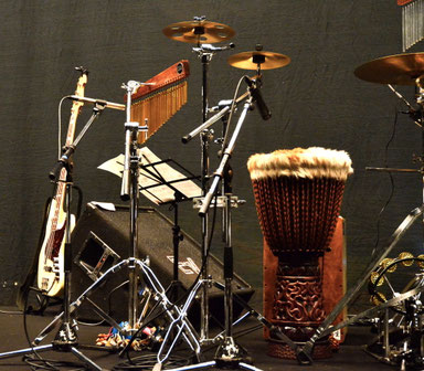 2012.7.20 幹mikiコンサート「青の軌跡」Drum set & Percussion set