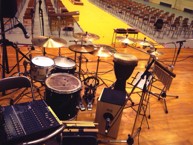 2013.10.18 Tae-chu LIVE Percussion set
