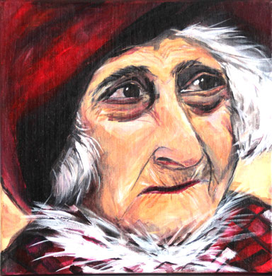 Interessantes Alter    30  x  30  Acryl