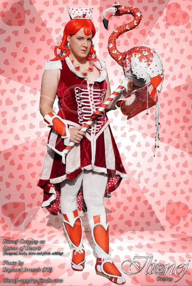 Queen of Hearts - Costume and photo edit ©Sandra F. Hammer, original photo by Raphael Irrasch (FB)