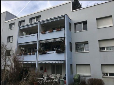 MFH Im Gatter 8, Benglen. Äussere Malerarbeiten, Fassadenrenovation