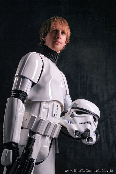 Luke Skywalker Stormtrooper Cosplay A New Hope Episode IV 4 Star Wars Death Star