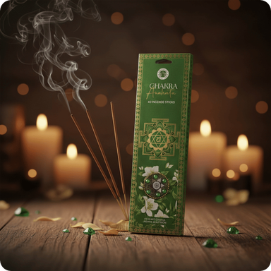Encens Anahata Jasmin & safran chakra cœur 