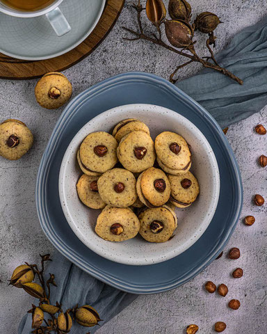 Recipe - Tip for Christmas: Hazelnut cookies with Nutella