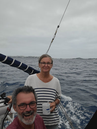 Landfall auf Bermuda - eindeutig ein Stück nördlicher