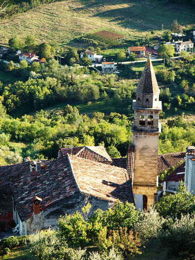Berge von Motovun im Inland von Istrien