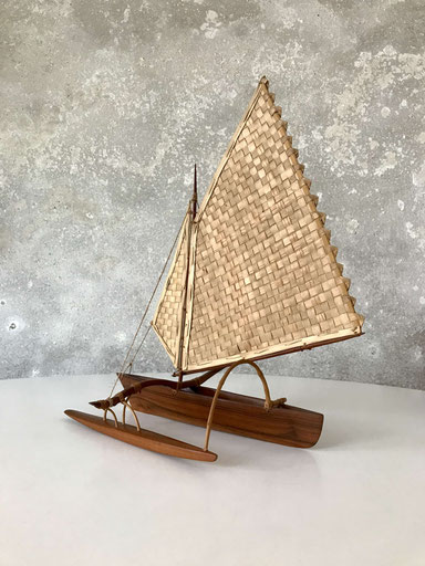 maquette pirogue à balancier