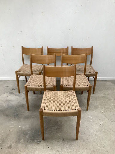 Gessef Consorzio sedie Friuli, chaises scandinaves, chaises italiennes, corde danoise