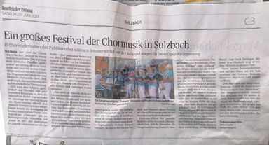 Saarbrücker Zeitung vom 24.6.23