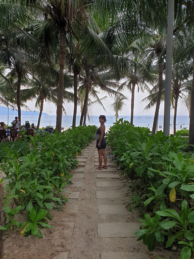 Auf dem Weg zum Strand von Da Nang