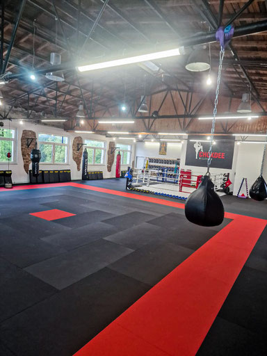 Kampfsportbereich des Chok Dee Gyms in Bielefeld