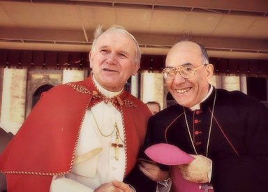  Giovanni Paolo II e Guglielmo Giaquinta