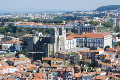 die Kathedrale Sé in Porto