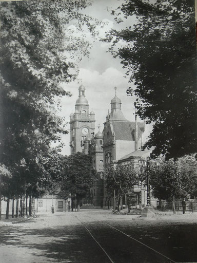Ansicht vom Pankower-Rathaus um 1904 
