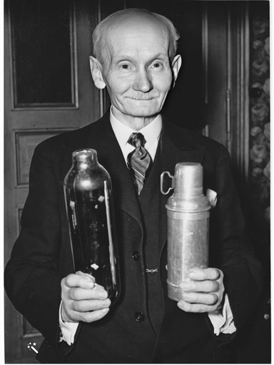 Reinhold Burger, Erfinder der Thermosflasche