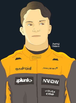 Oscar Piastri by Muneta & Cerracín