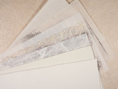 Beispiele für bedruckbare Papiere, Atelier tiefdruckArt von Katharina Lechner