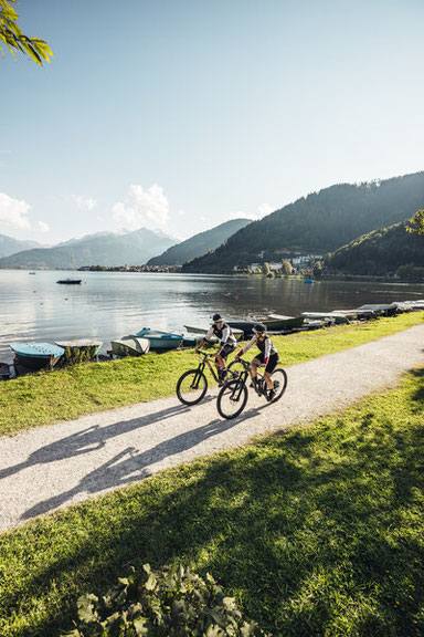 Radfahren am Zeller See