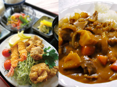 【写真】スノボ＆スキー合宿施設の食事（新潟県新発田市）