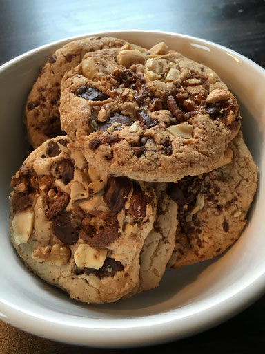 Fertig gebackene Cookies
