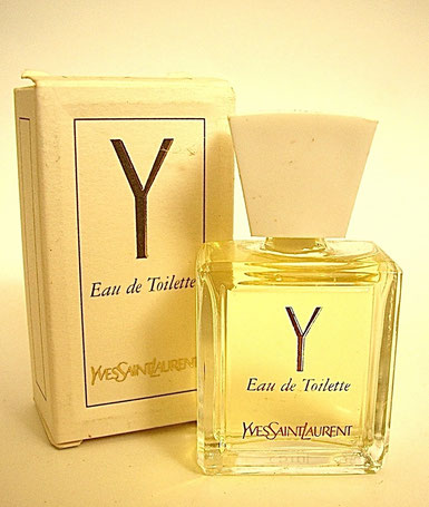 Y - EAU DE TOILETTE 7,5 ML - MINIATURE AVEC FACADE LISSE, NOUVELLE BOÎTE BLANCHE 