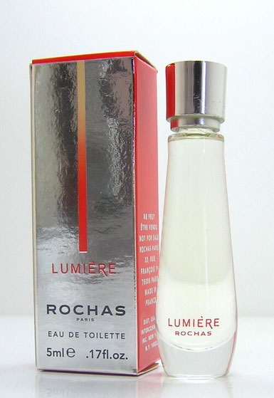 ROCHAS - LUMIERE : EAU DE TOILETTE 5 ML - MINIATURE IDENTIQUE A LA PHOTO PRECEDENTE