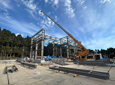 yess建築工法での工場建設