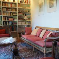 Le salon bibliothèque