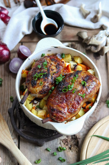 veganes Austernpilzgansl