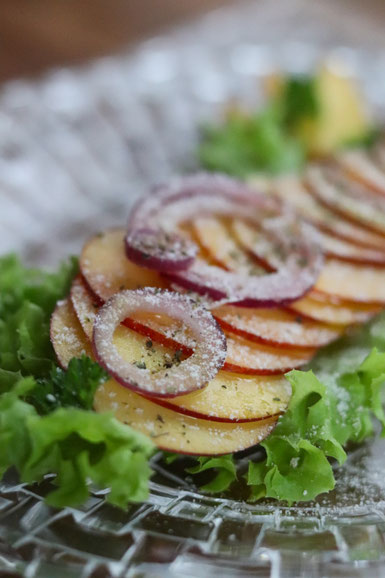 Nektarinen Carpaccio