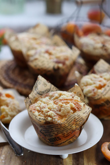 Marillenstreuselmuffins