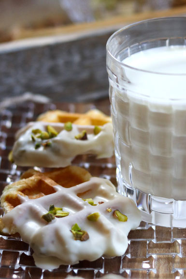 Croffles mit Pistaziencreme