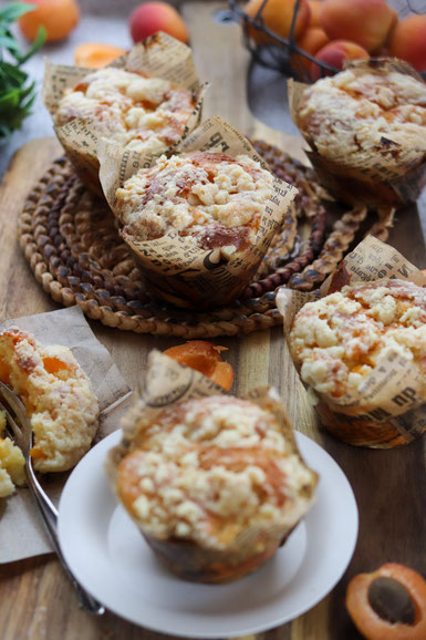 Marillenstreuselmuffins