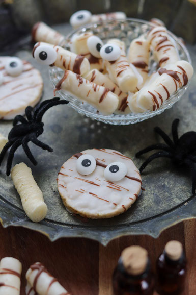 Halloween Schokomaiswaffel