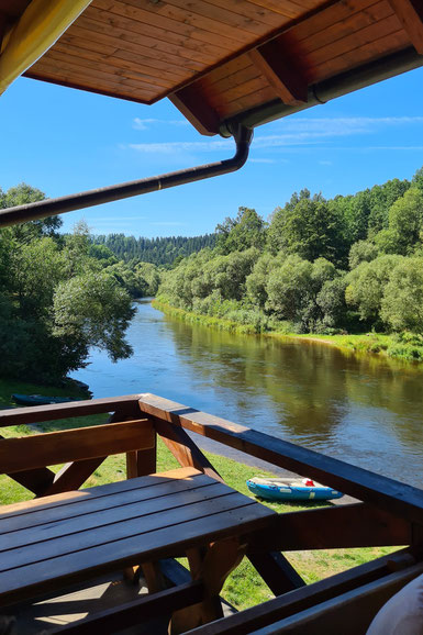 Einkehr auf der Moldau