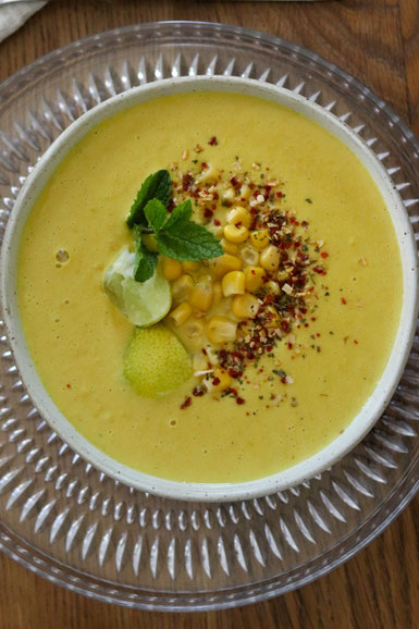 cremige Maissuppe