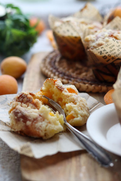 Marillenstreuselmuffins