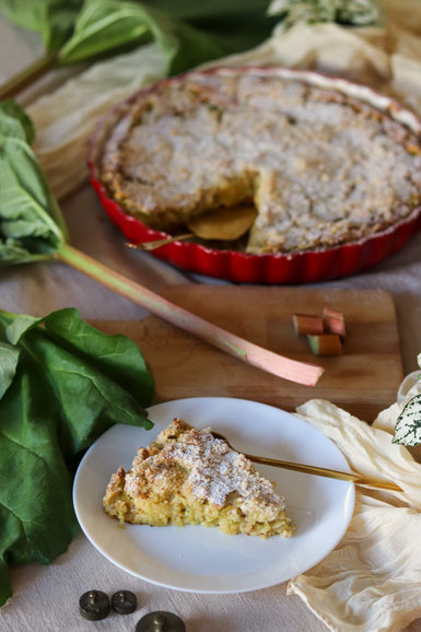 Clafoutis mit Rhabarber