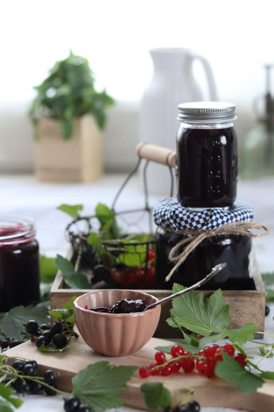 gemischte Beerenmarmelade