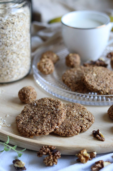 zuckerfreie Haferflockencookies