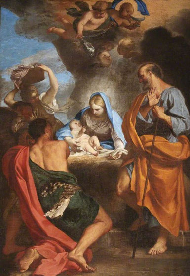 Carlo Maratta-l'Adoration des bergers- Oxford-St Anna's college-cliché internet