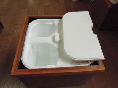 足つぼで使用するフットバスを二年ぶりに交換しました