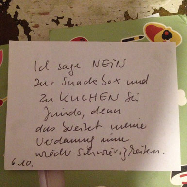 Keinen Kuchen mehr mit der THINK!-Methode