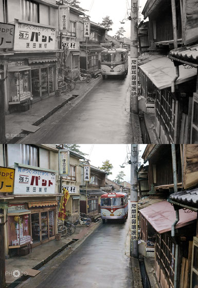 1962（昭和37）年1月17日、金沢市菊川1丁目付近