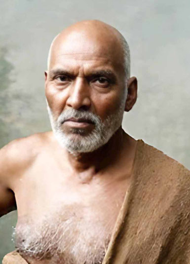 Perfect Master Upasni Maharaj. Image trimmed rendition by Anthony Zois